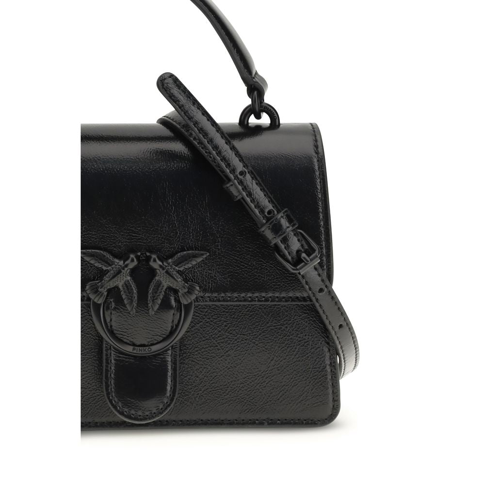 Black Goatskin Shoulder Bag - ventzia