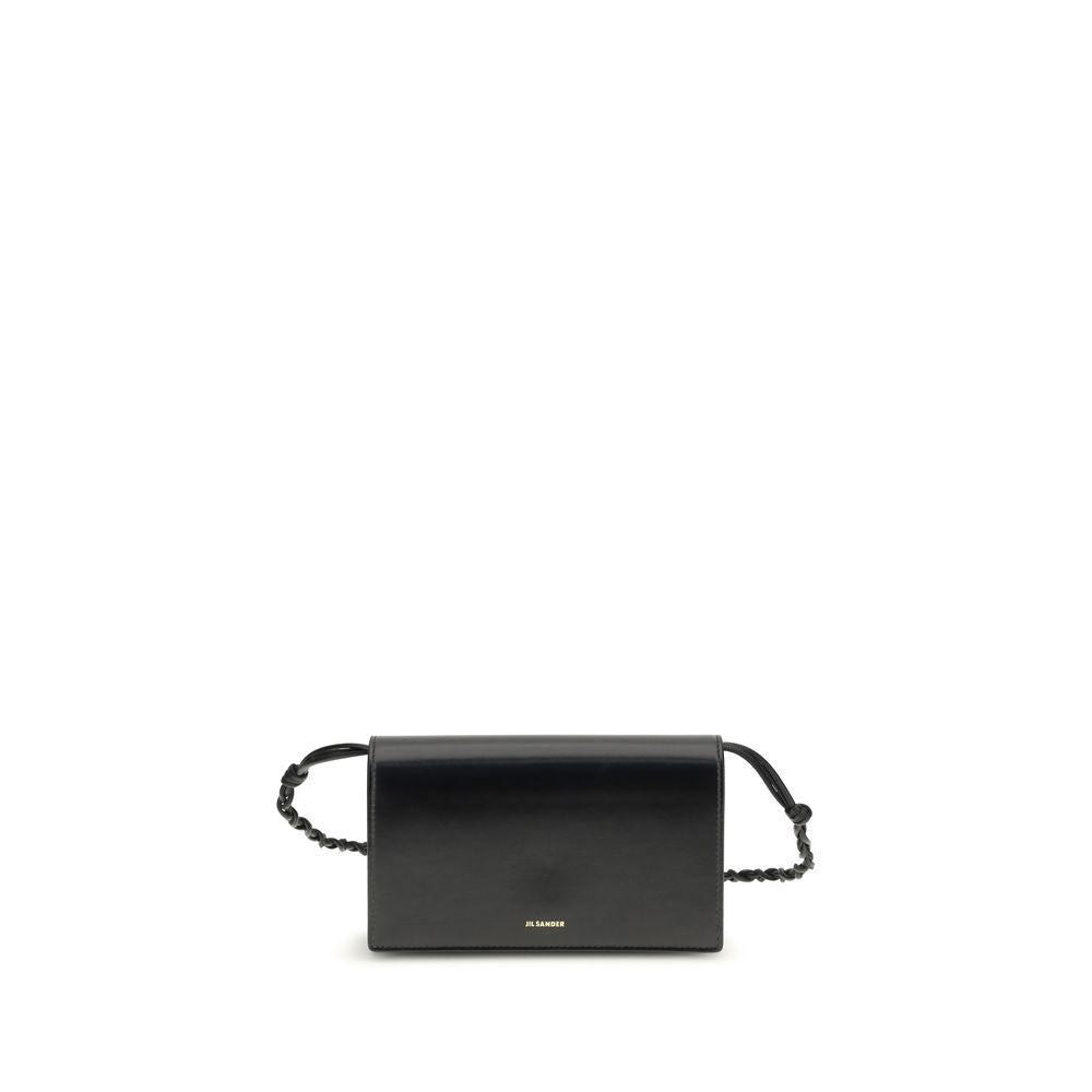 Black Calf Leather Bos Taurus Wallet - ventzia