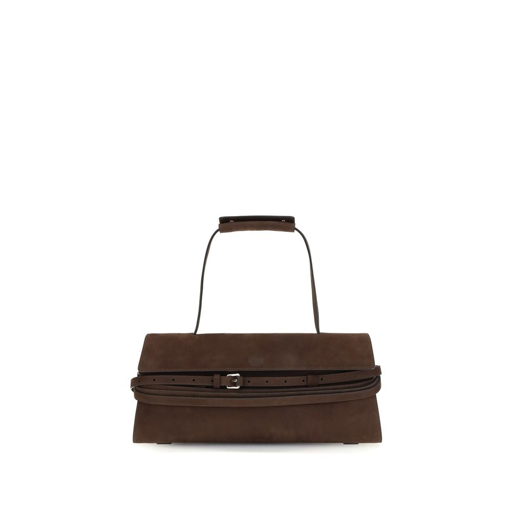 Brown Calf Leather Bos Taurus Shoulder Bag - ventzia