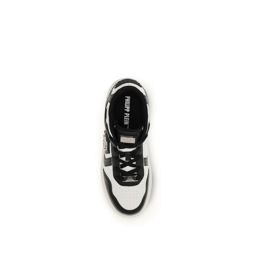 Black Calf Leather Bos Taurus Athletic Sneakers - ventzia
