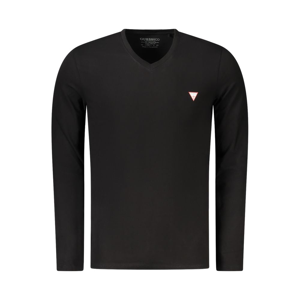 Black Cotton Men T-Shirt - ventzia