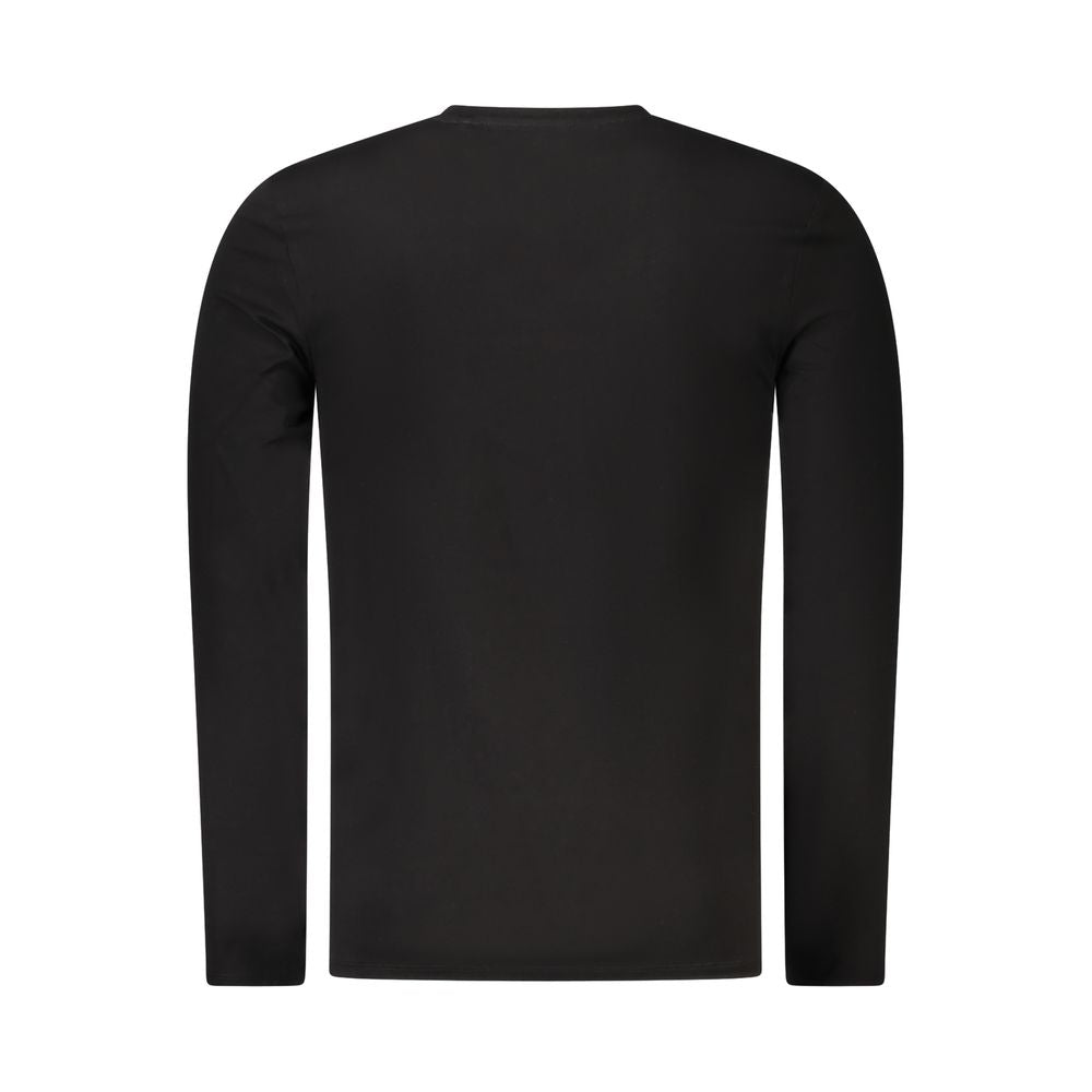 Black Cotton Men T-Shirt - ventzia