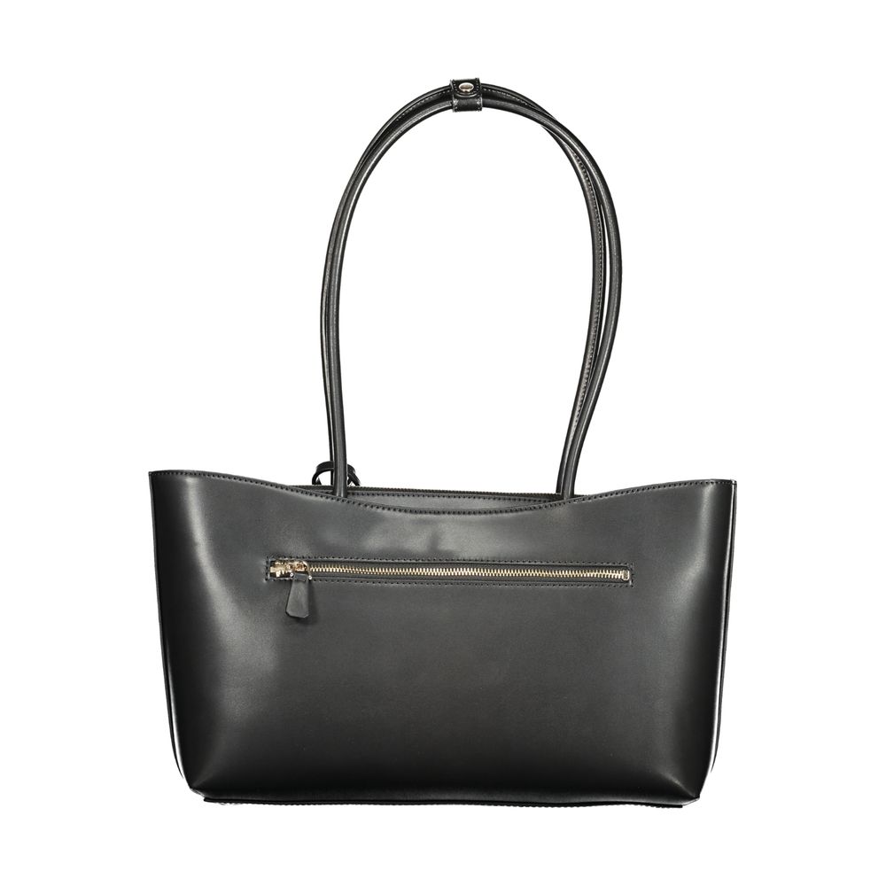 Nero Poliuretano Woman Handbag - ventzia