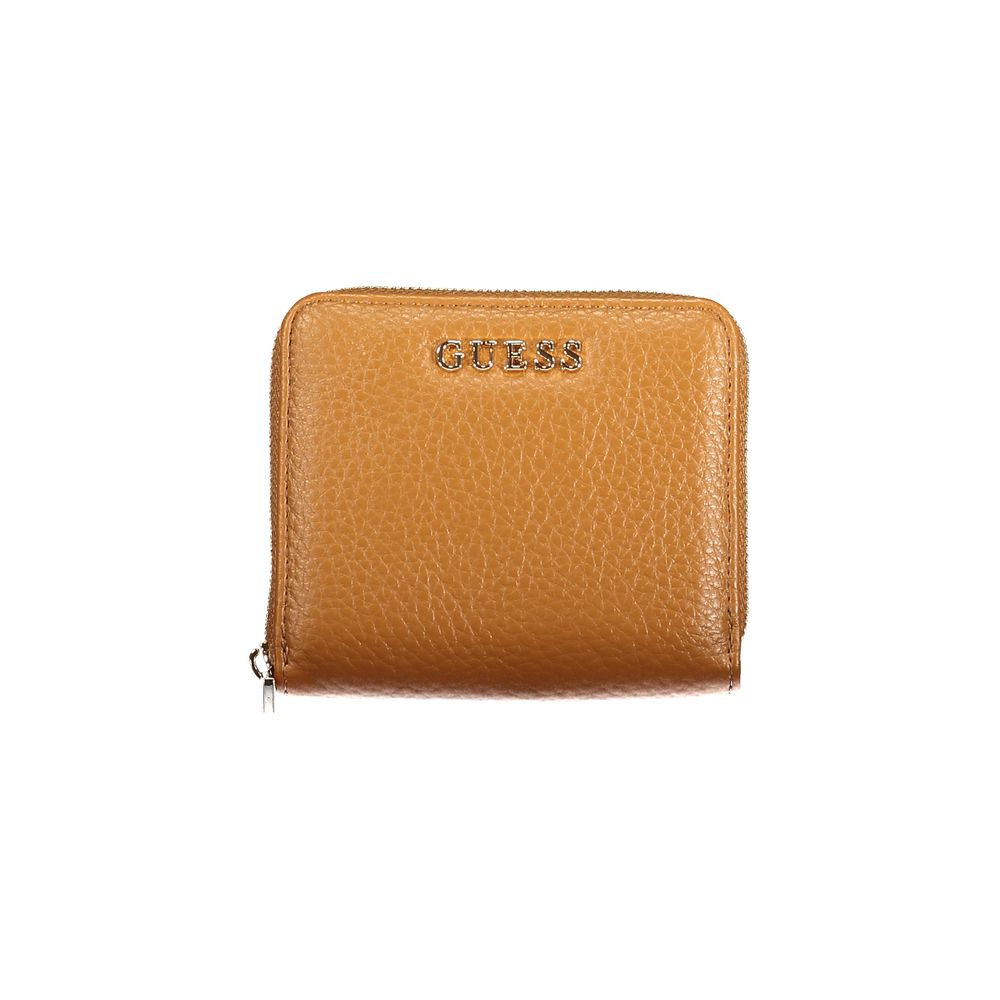 Marrone Poliuretano Female Wallet - ventzia