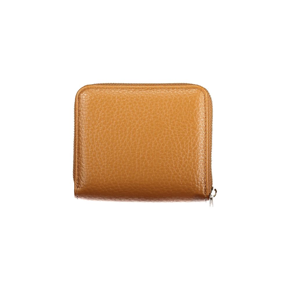 Marrone Poliuretano Female Wallet - ventzia