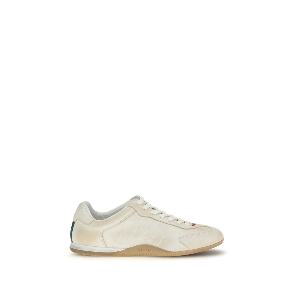 White Calf Leather Bos Taurus Low Top Sneakers - ventzia