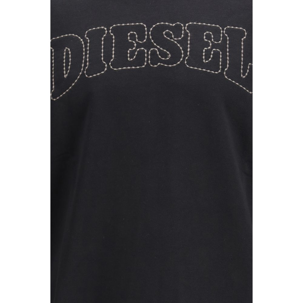 Black Cotton Sweatshirt - ventzia