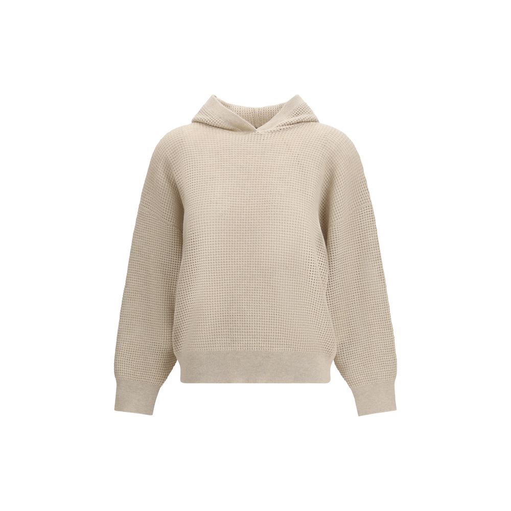 Beige Cashmere Sweatshirt - ventzia