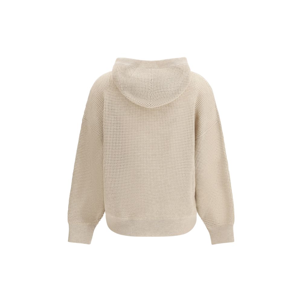 Beige Cashmere Sweatshirt - ventzia