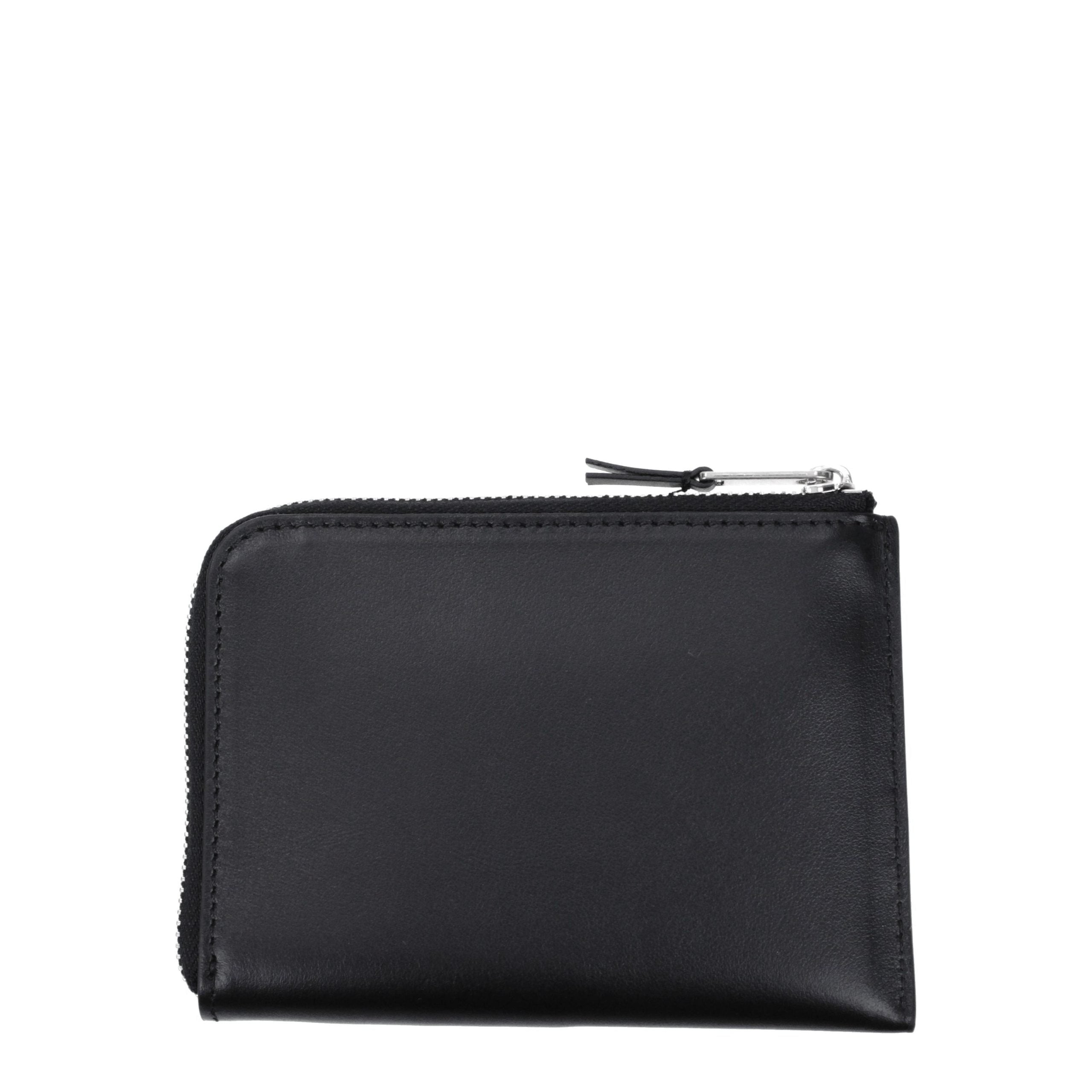 Black Leather Cardholder - ventzia