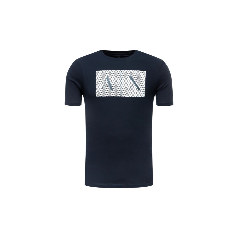 Blue Cotton T-Shirt - ventzia