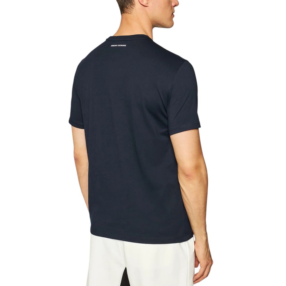 Blue Cotton T-Shirt - ventzia