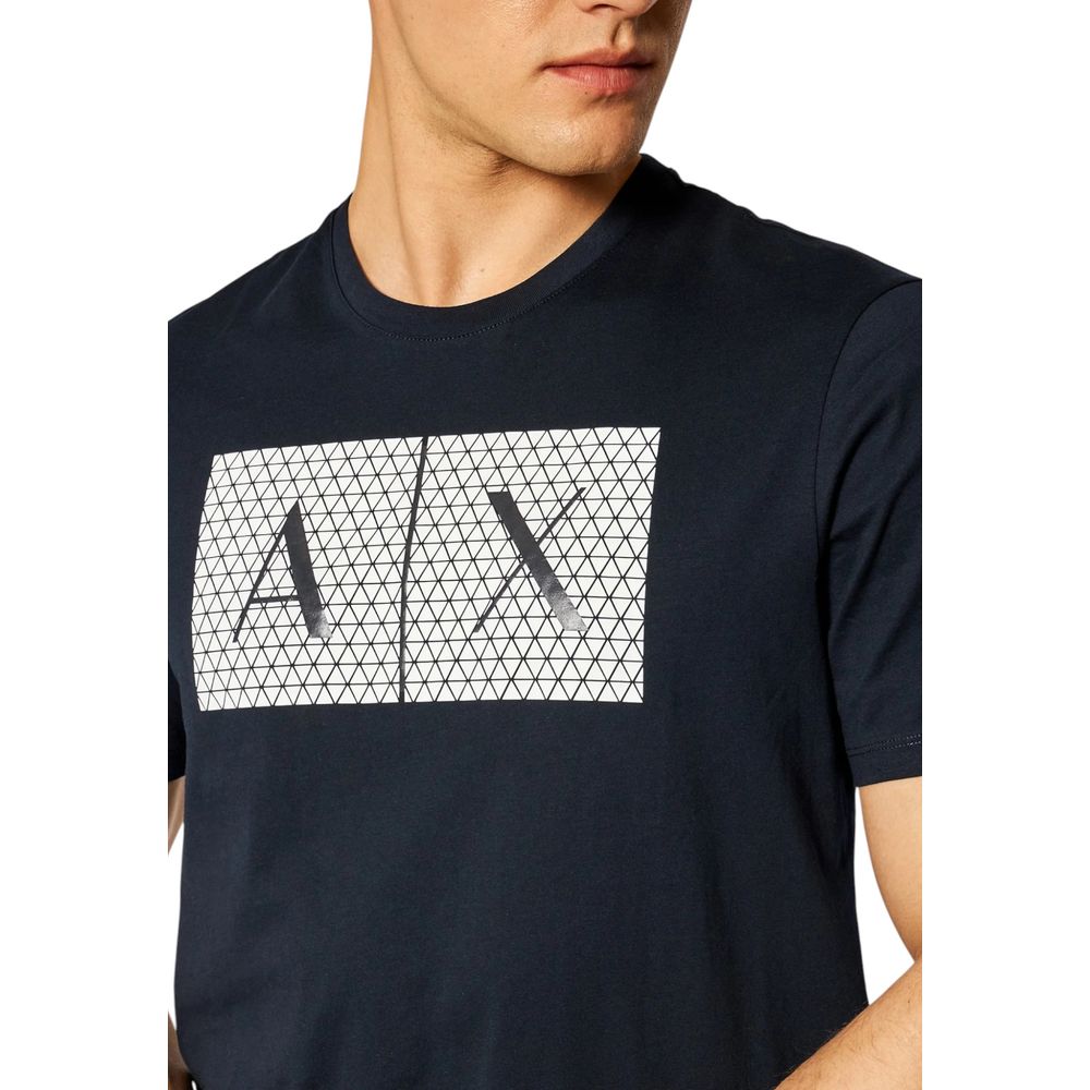 Blue Cotton T-Shirt - ventzia