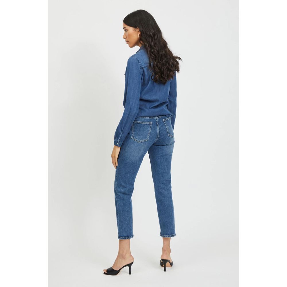 Blue Cotton Blouse