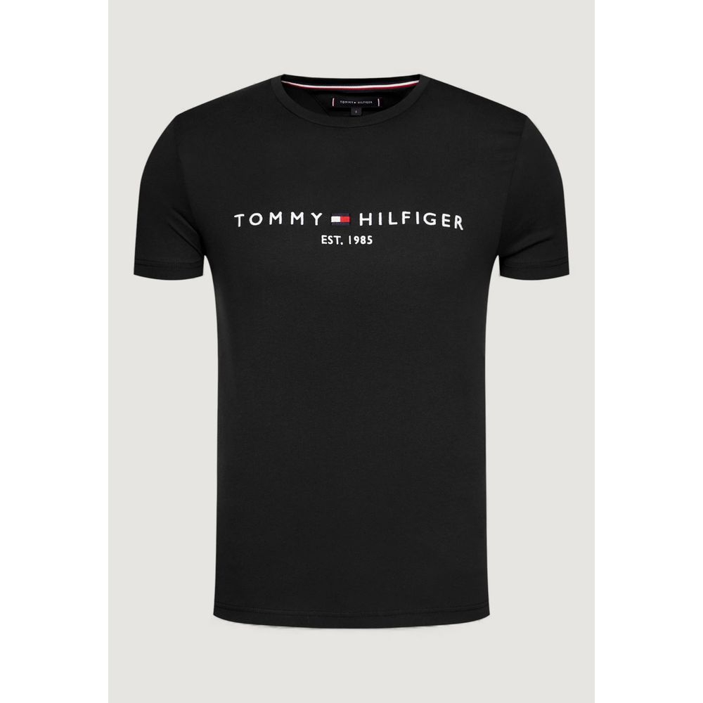 Black Cotton T-Shirt - ventzia