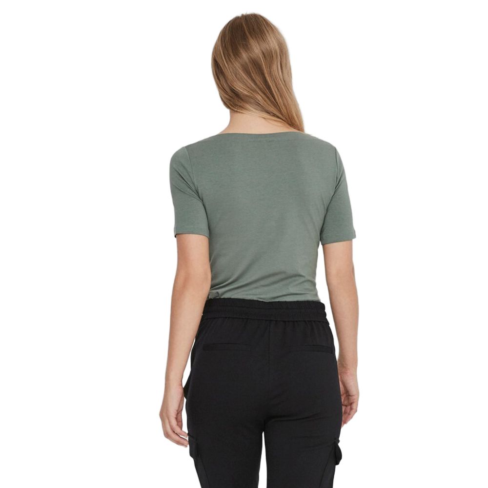 Bicolor Viscose T-Shirt - ventzia