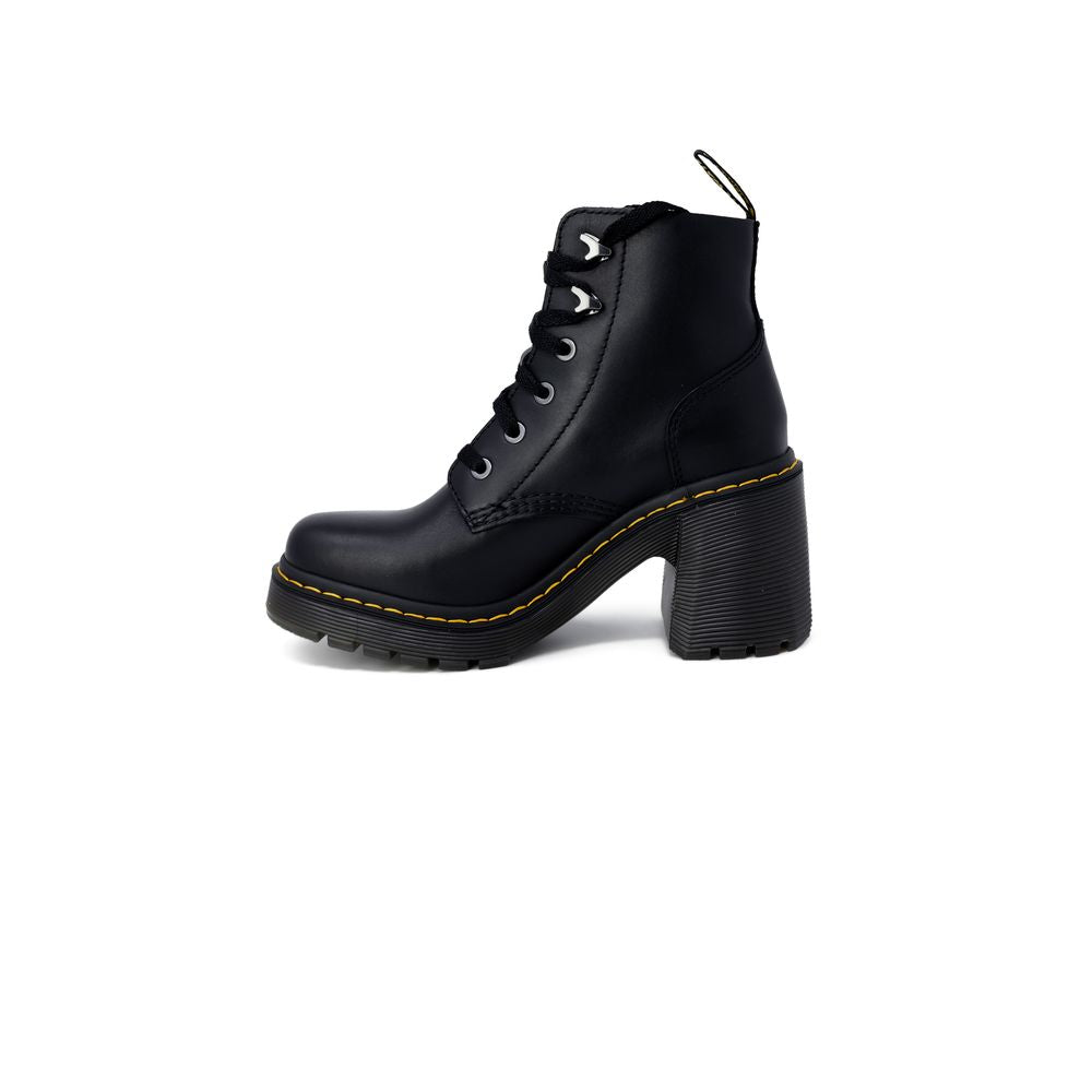 Black Leather Ankle Boots