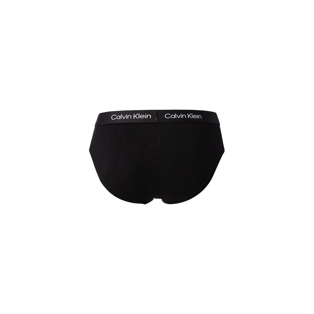 Black Cotton Briefs - ventzia