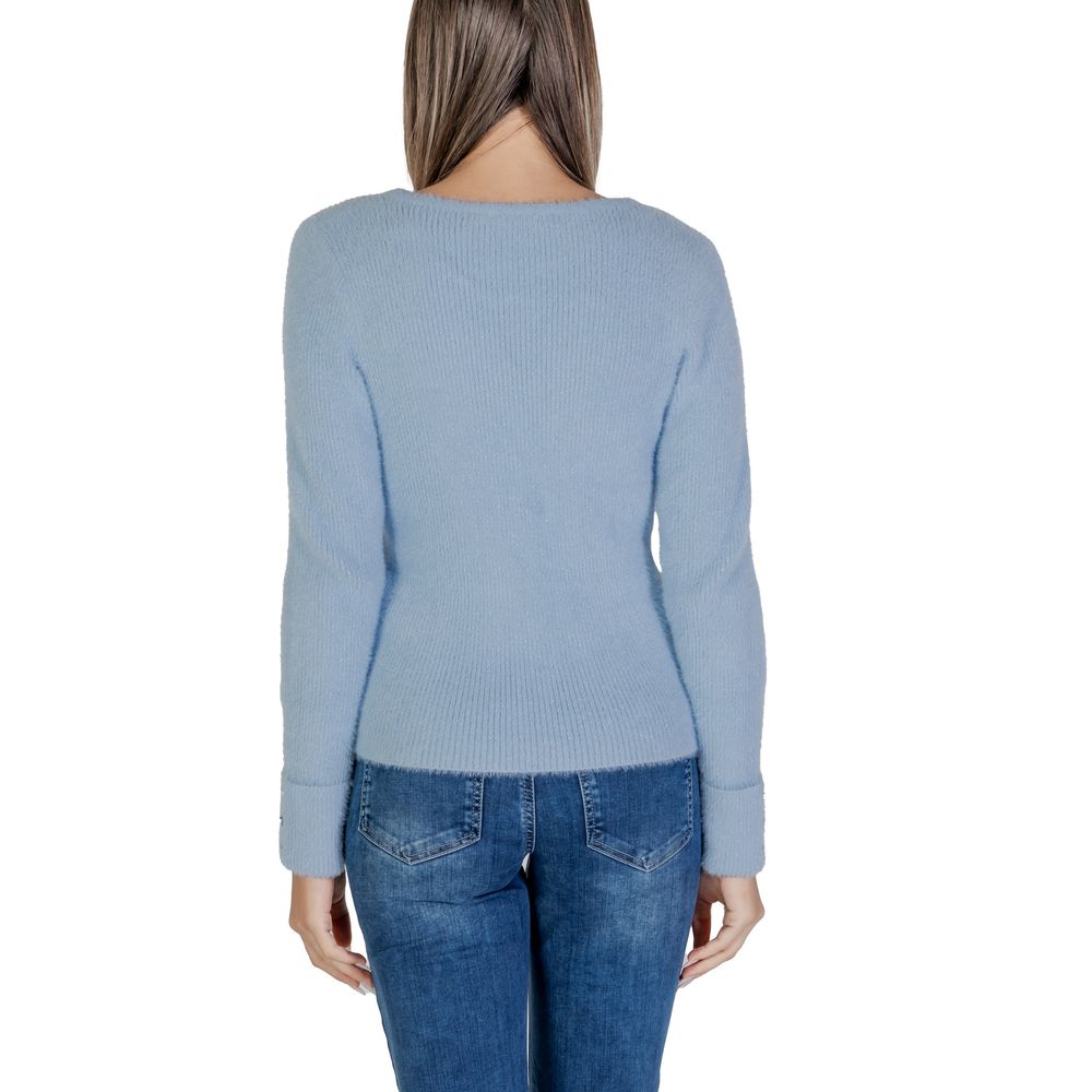 Blue Polyamide Sweatshirt - ventzia
