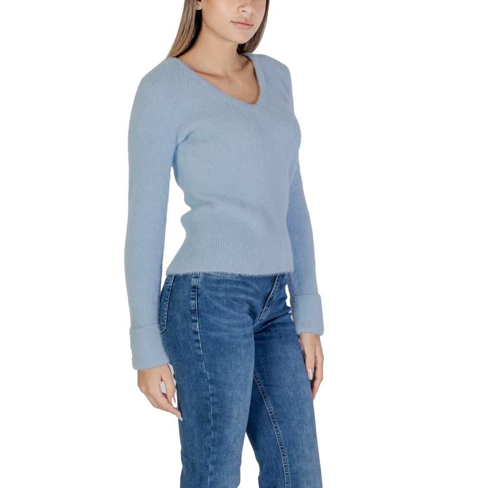 Blue Polyamide Sweatshirt - ventzia