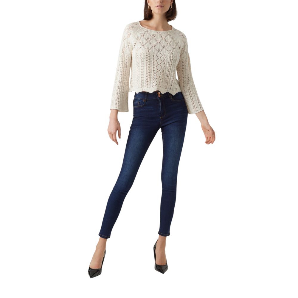 Beige Cotton Sweatshirt - ventzia