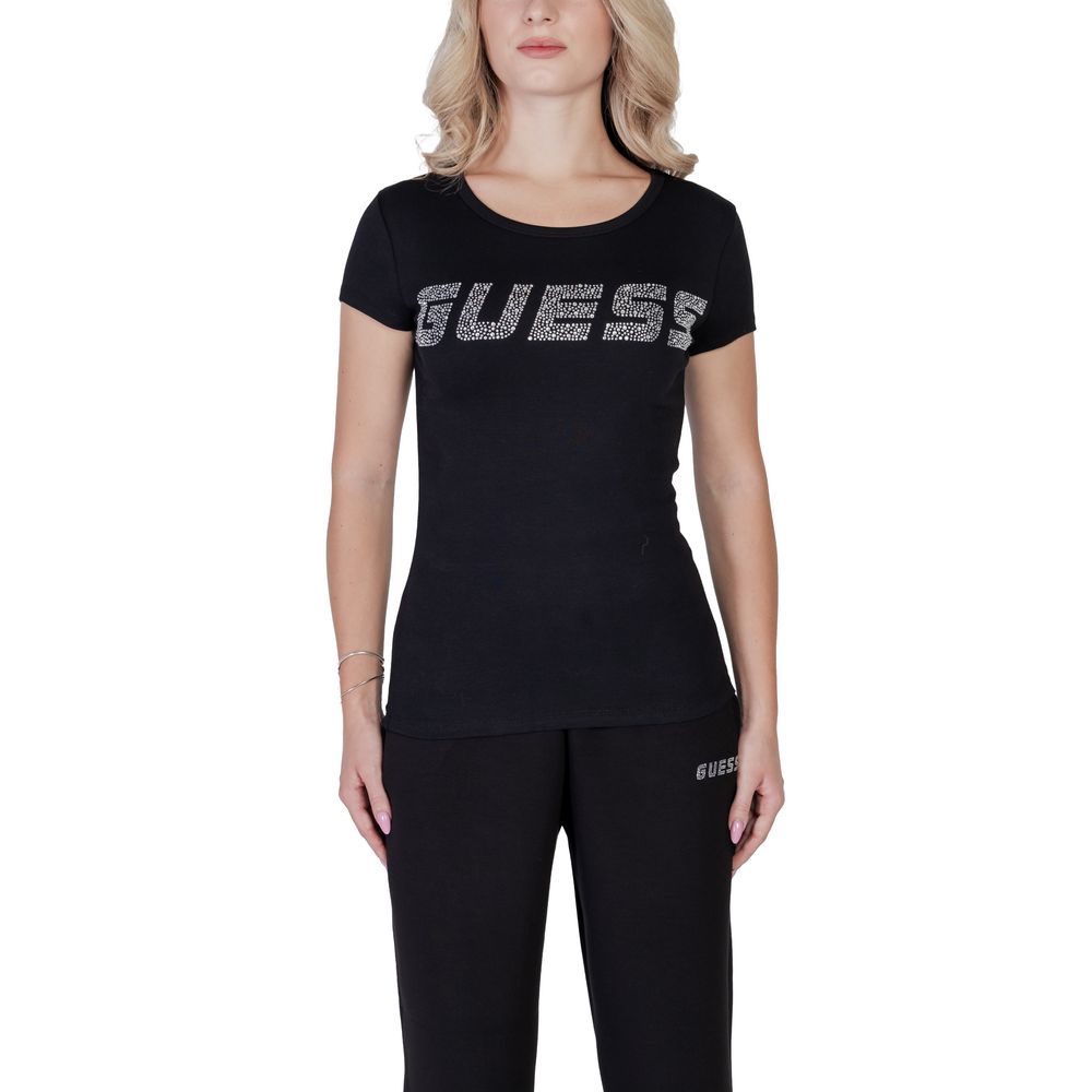 Black Cotton T-Shirt - ventzia