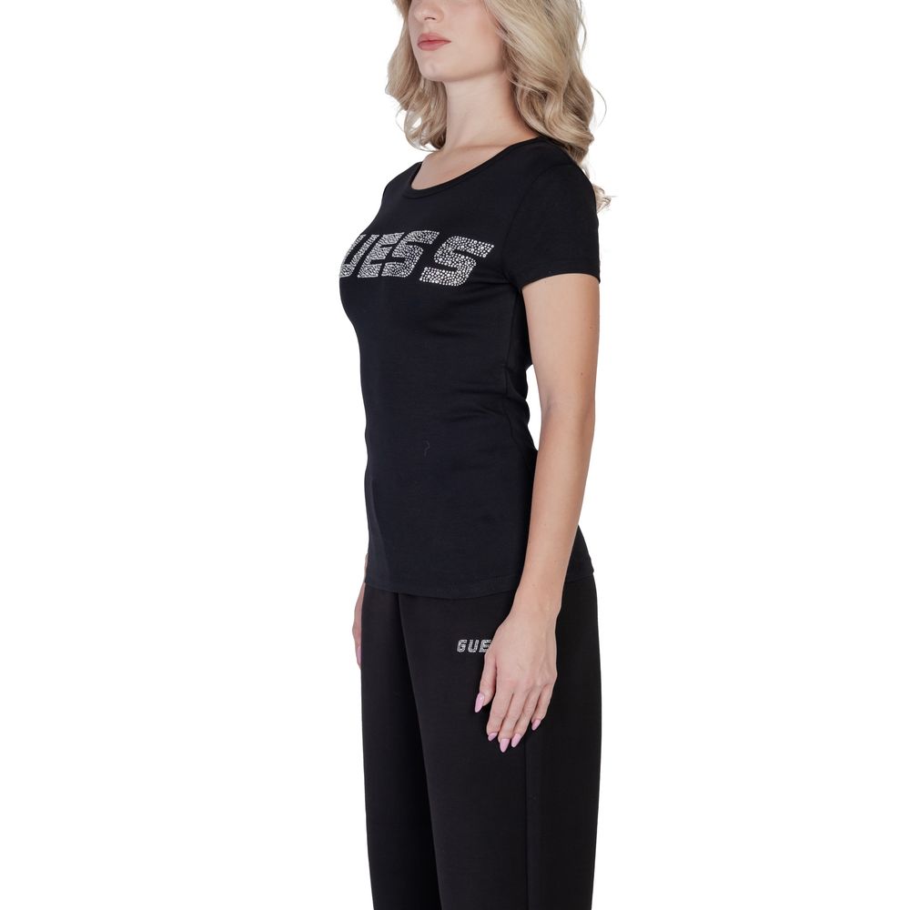 Black Cotton T-Shirt - ventzia