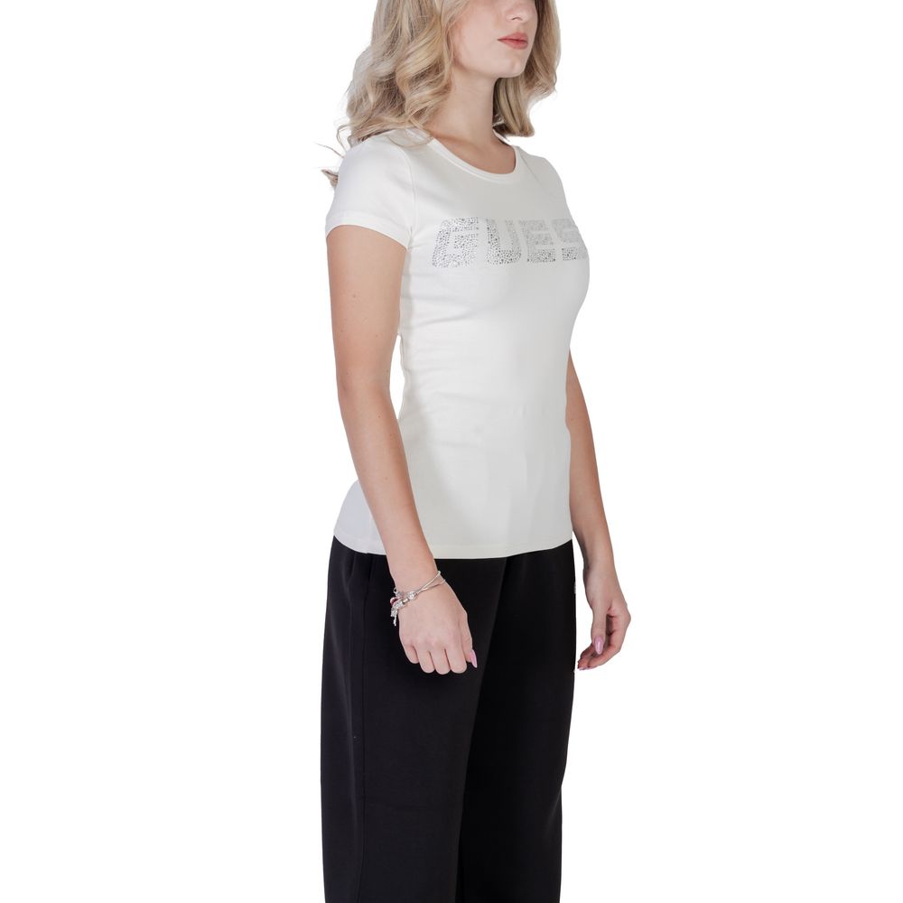 Cream Cotton T-Shirt - ventzia