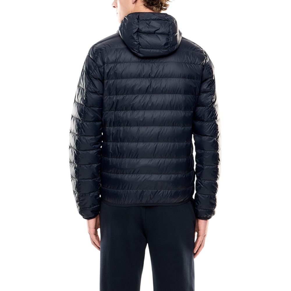 Blue Polyamide Shell Jacket - ventzia