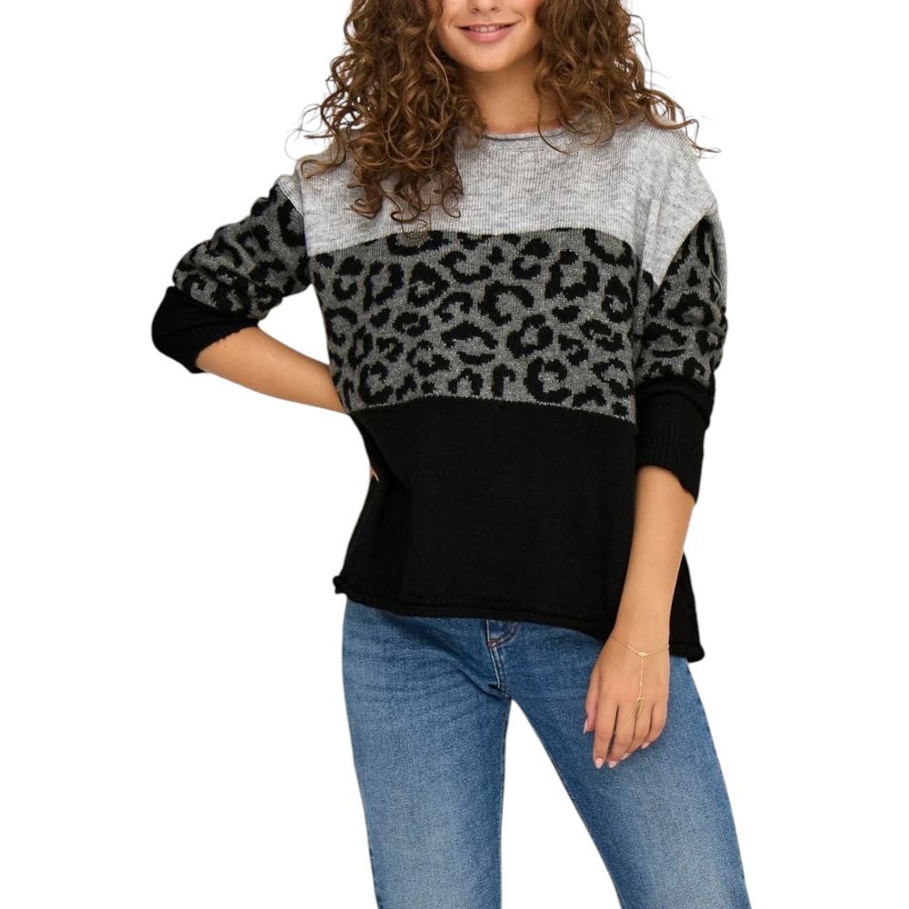 Gray Marabou Sweatshirt - ventzia