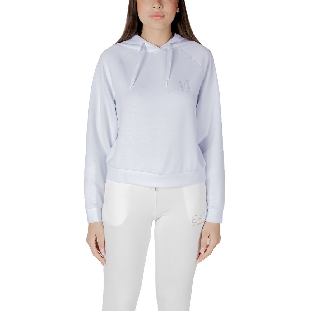 White Viscose Hoodie - ventzia
