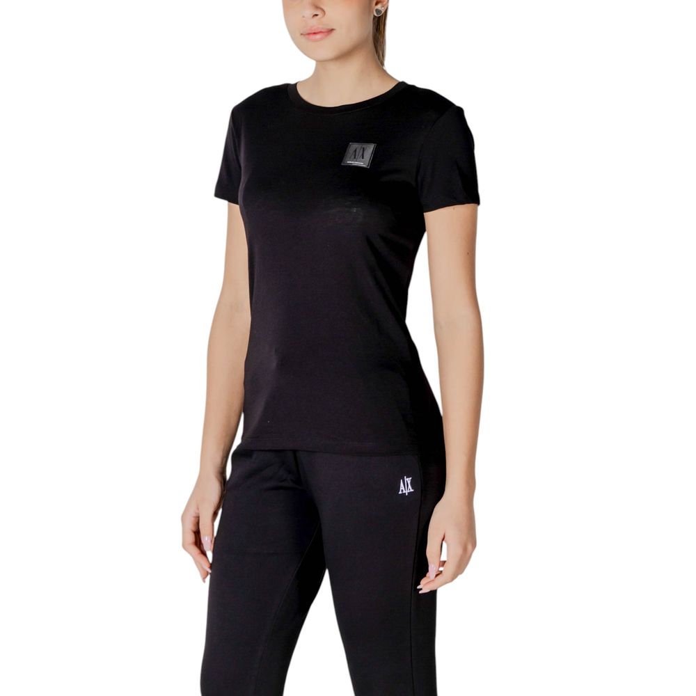 Black Cotton T-Shirt - ventzia