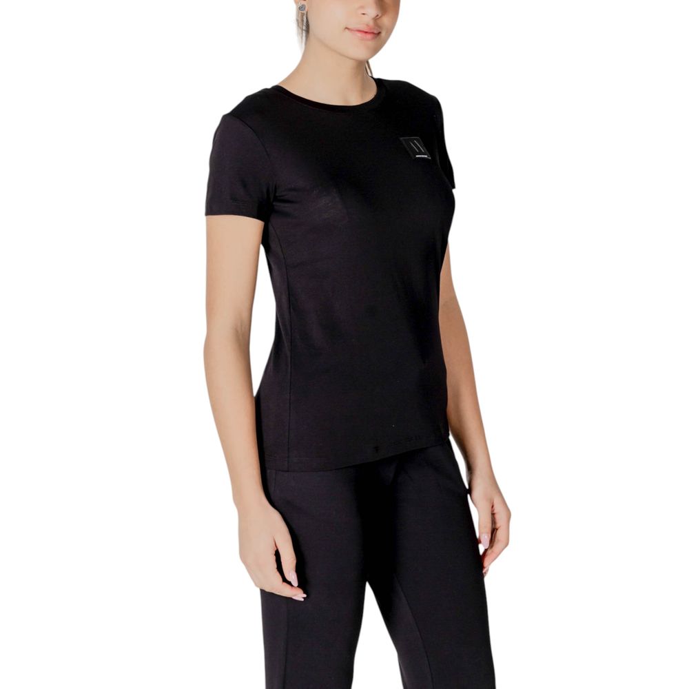 Black Cotton T-Shirt - ventzia