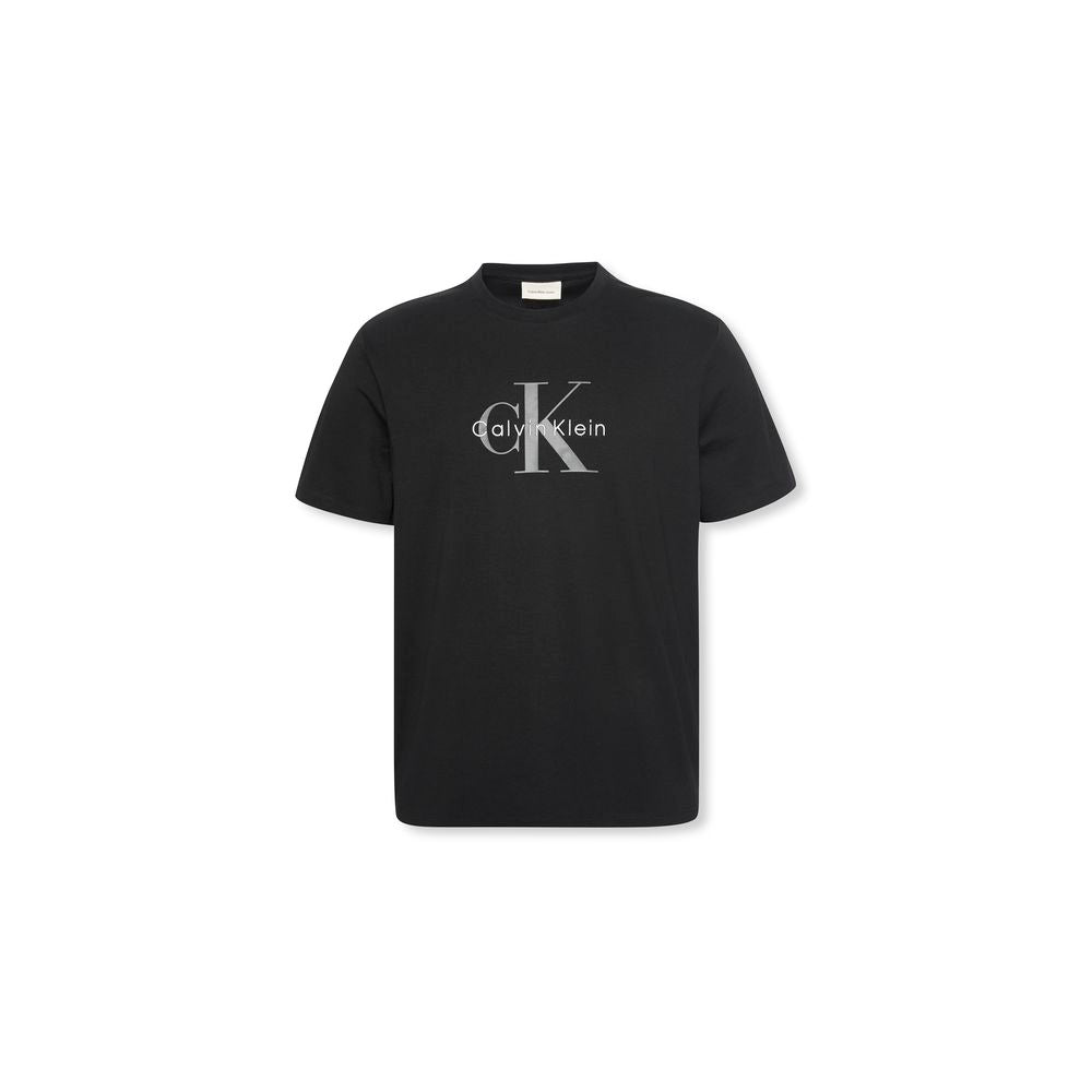 Black Cotton T-Shirt - ventzia
