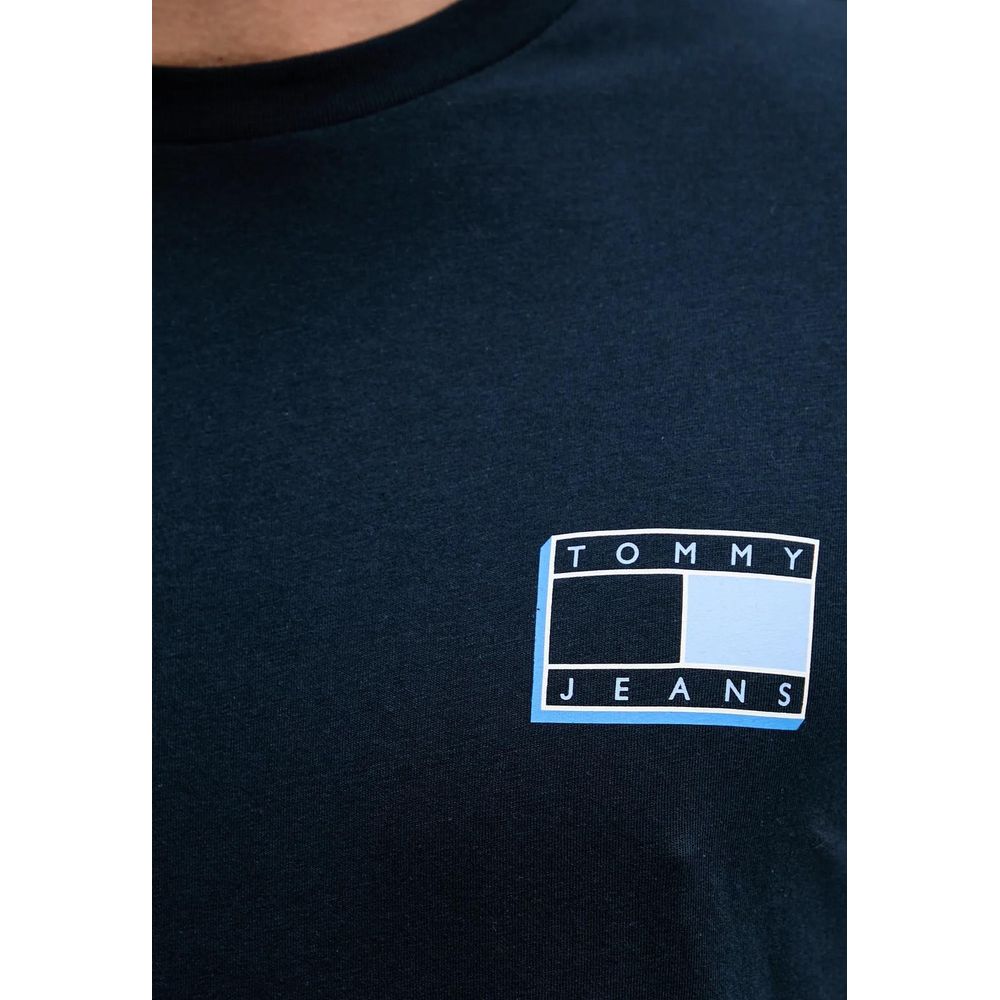 Blue Recycled Cotton T-Shirt - ventzia