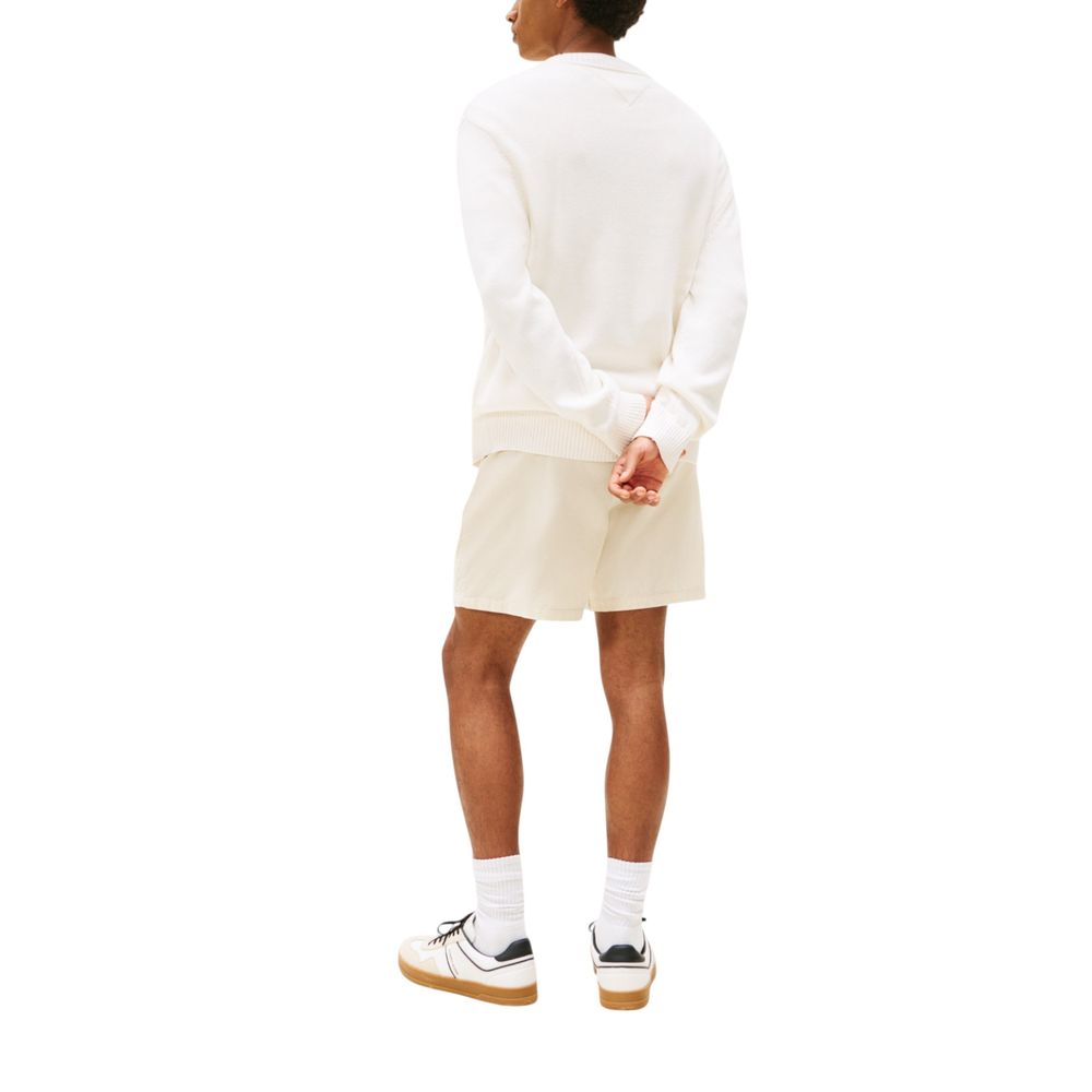 Cream Recycled Cotton Sweatshirt - ventzia