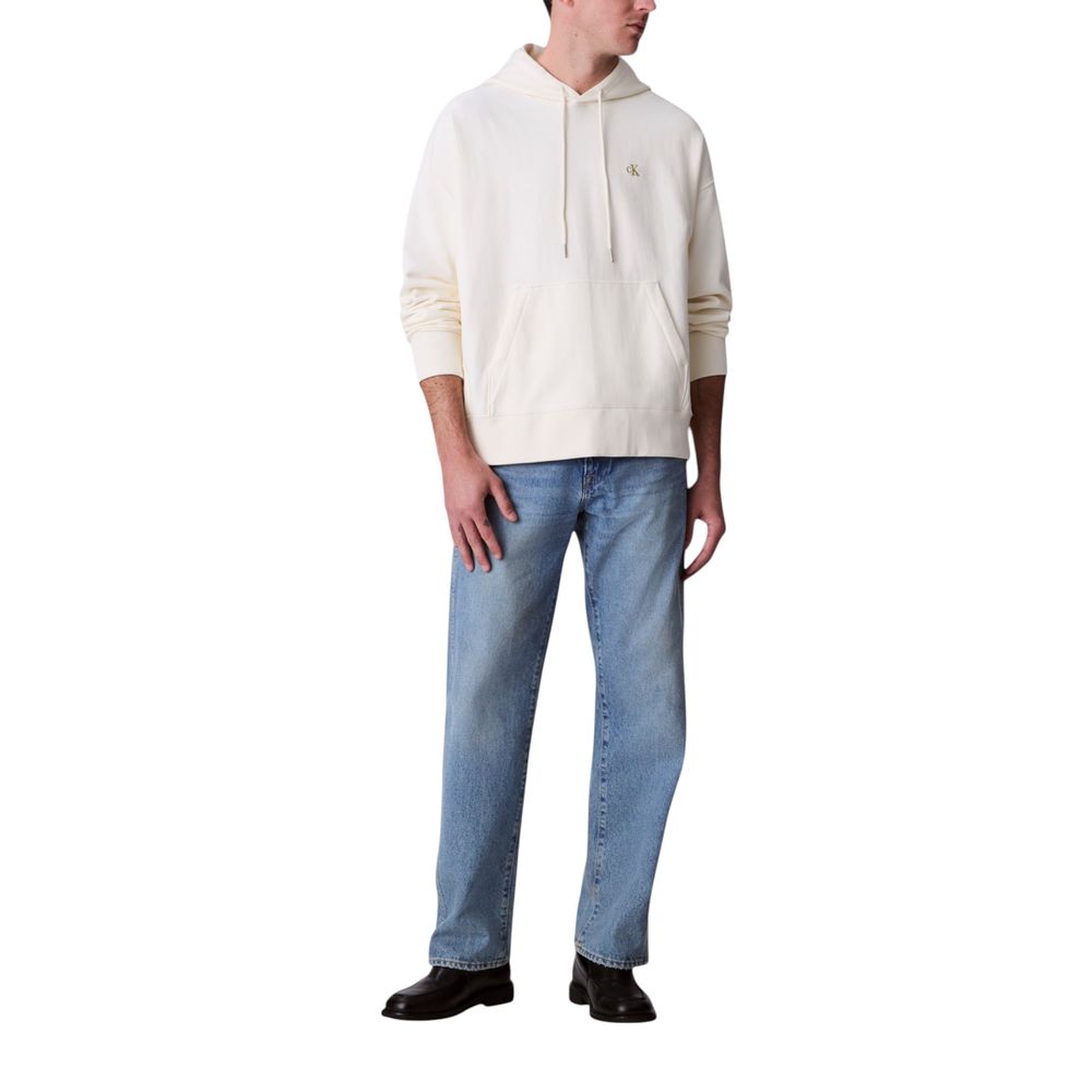 White Cotton Hoodie - ventzia