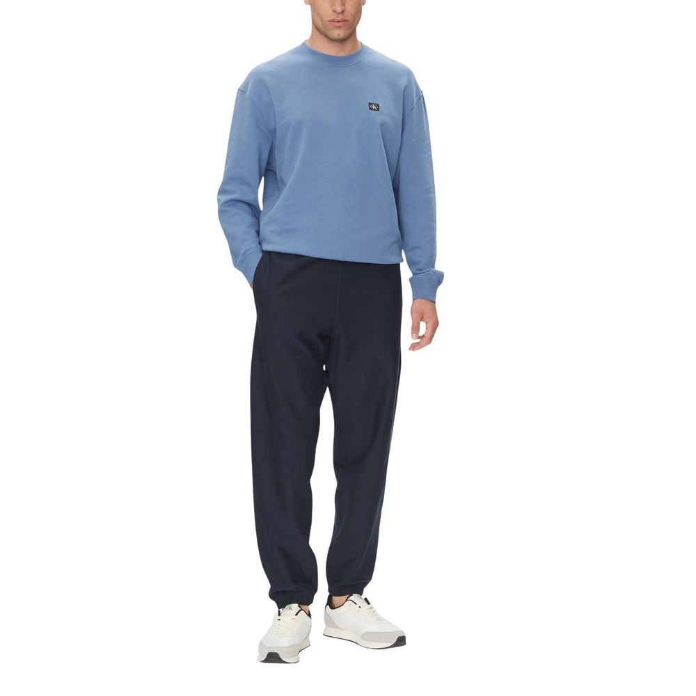 Blue Cotton Joggers (Workout Pants) - ventzia