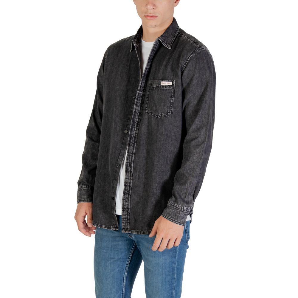Black Denim Shirt - ventzia