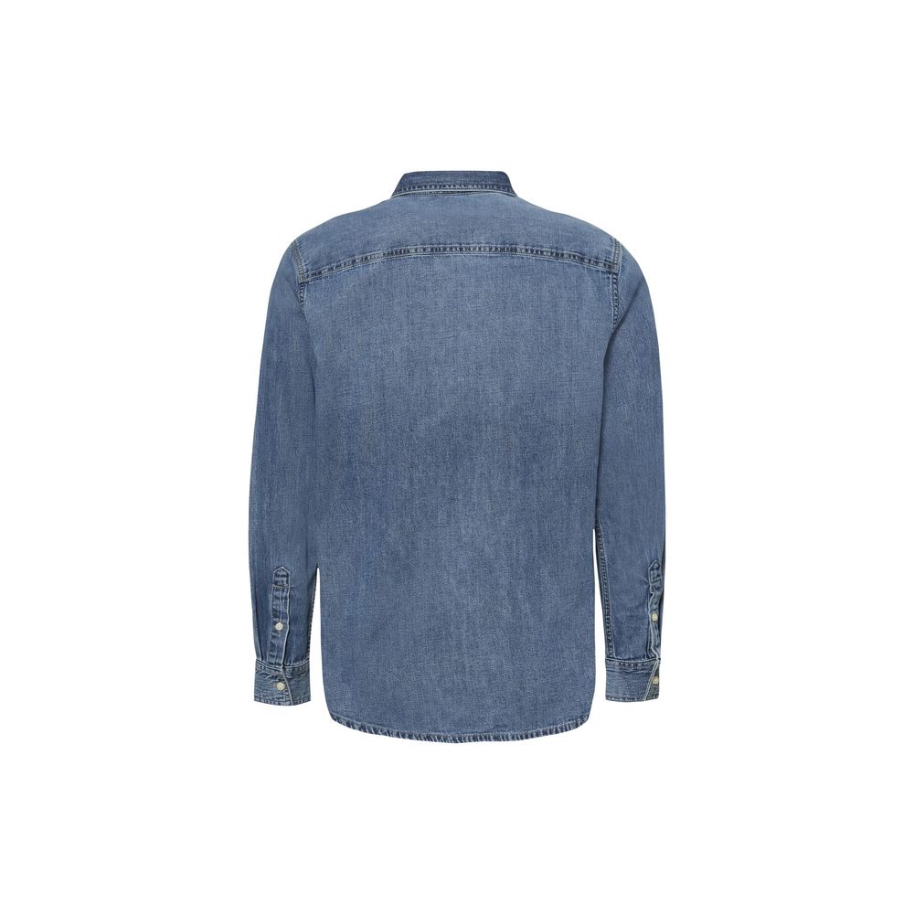 Blue Denim Shirt - ventzia