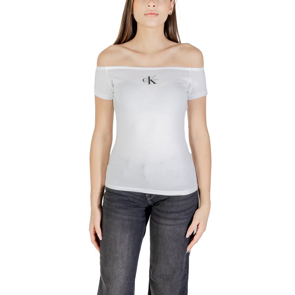White Cotton T-Shirt - ventzia