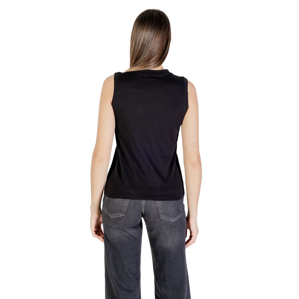 Black Cotton T-Shirt - ventzia