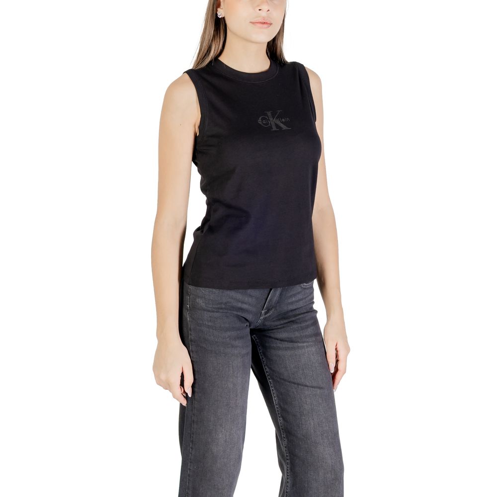Black Cotton T-Shirt - ventzia