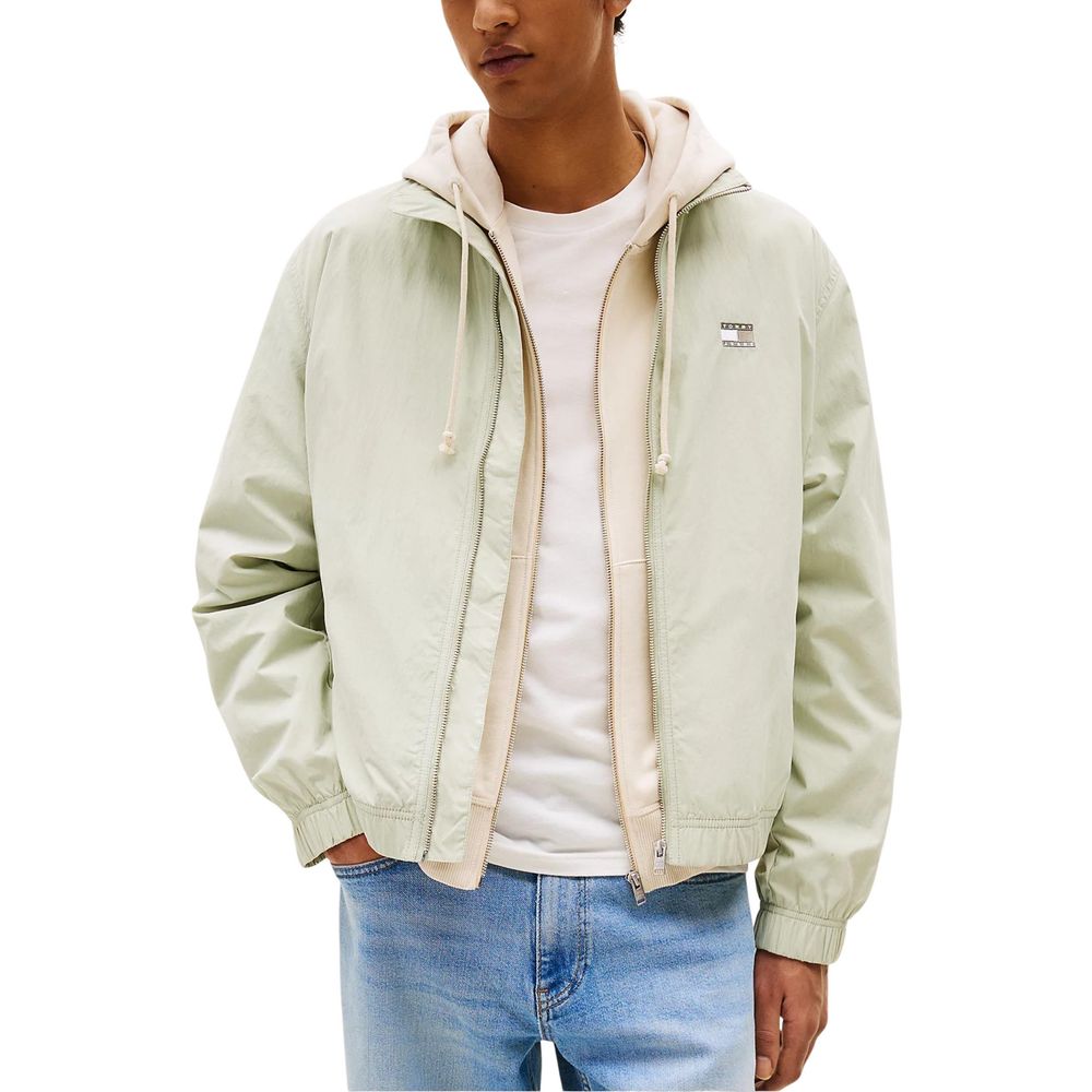 Bicolor Recycled Polyamide Bomber - ventzia