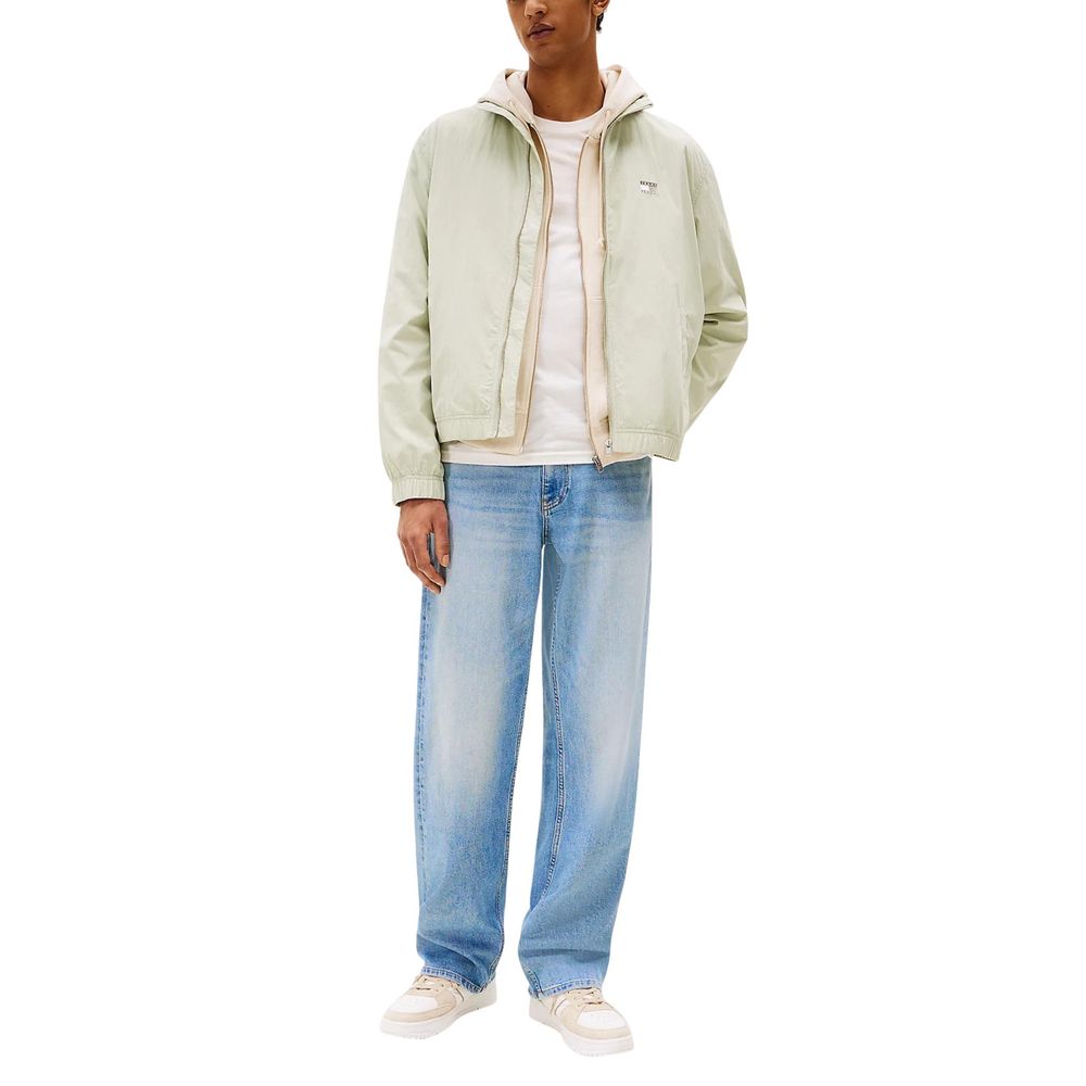 Bicolor Recycled Polyamide Bomber - ventzia
