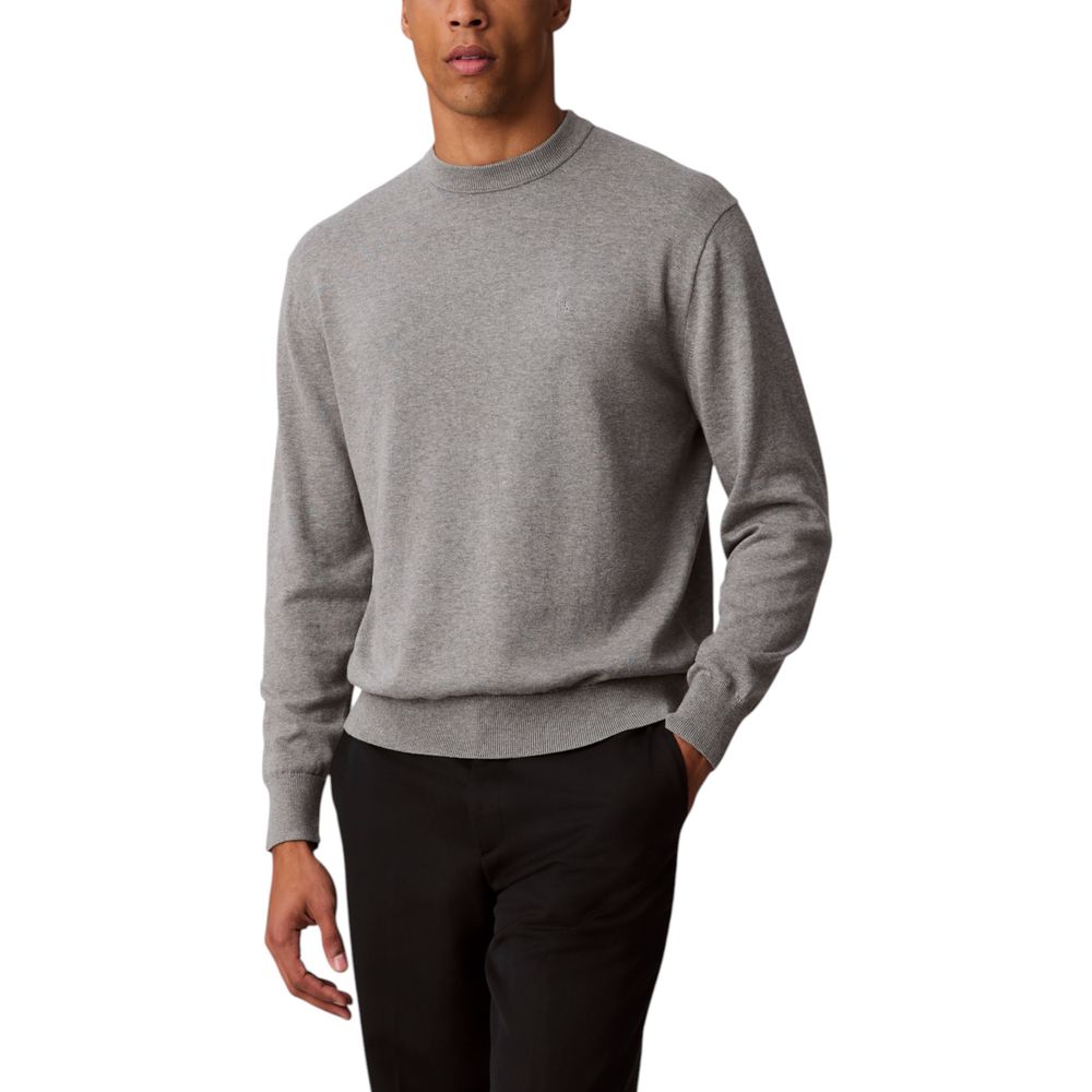 Gray Cotton Sweatshirt - ventzia