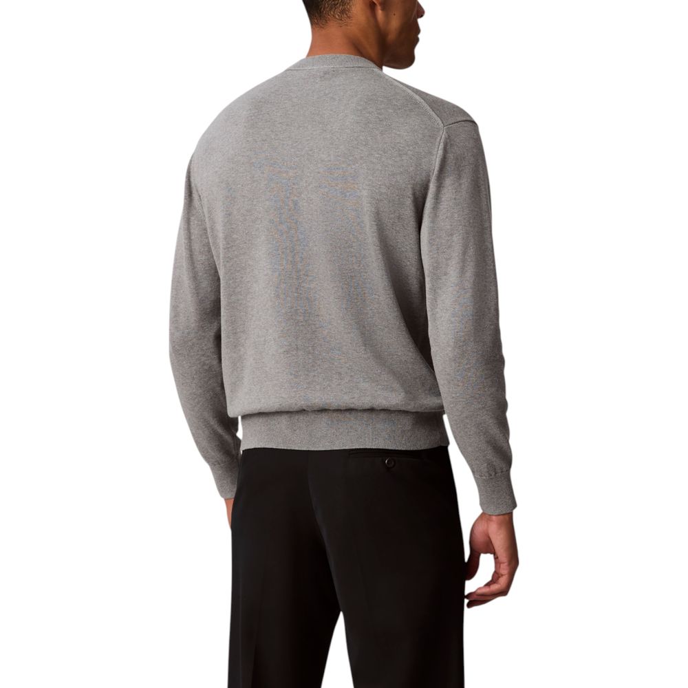 Gray Cotton Sweatshirt - ventzia