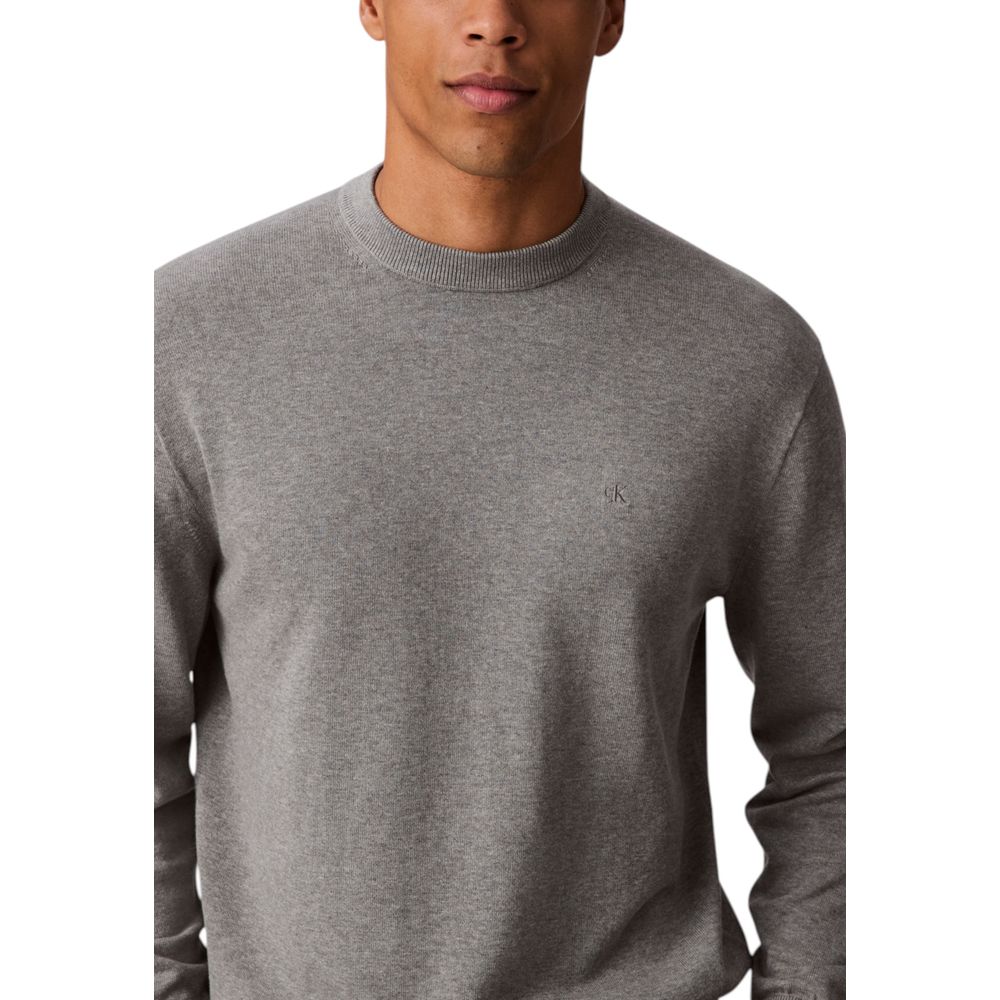 Gray Cotton Sweatshirt - ventzia