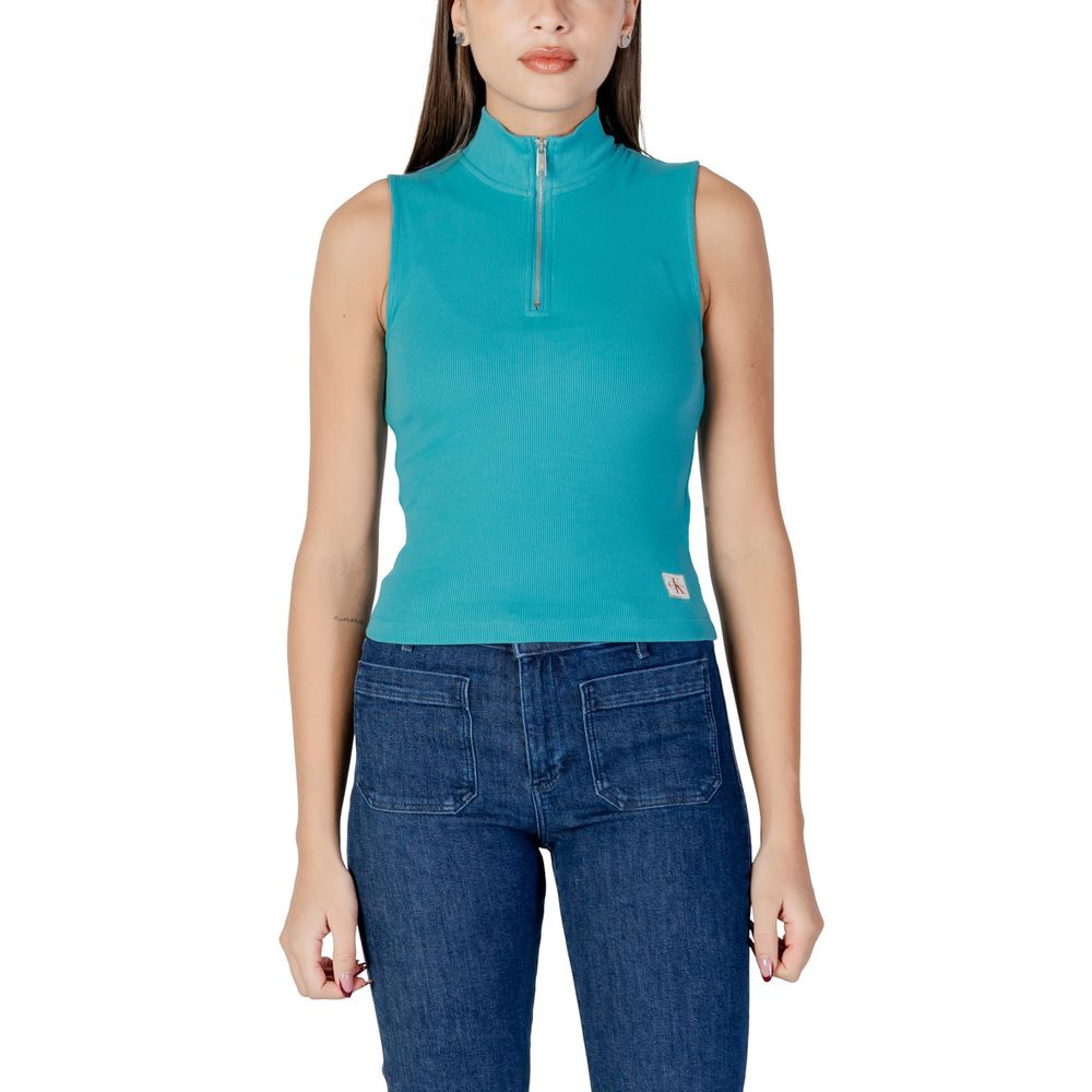 Turquoise Cotton Top - ventzia