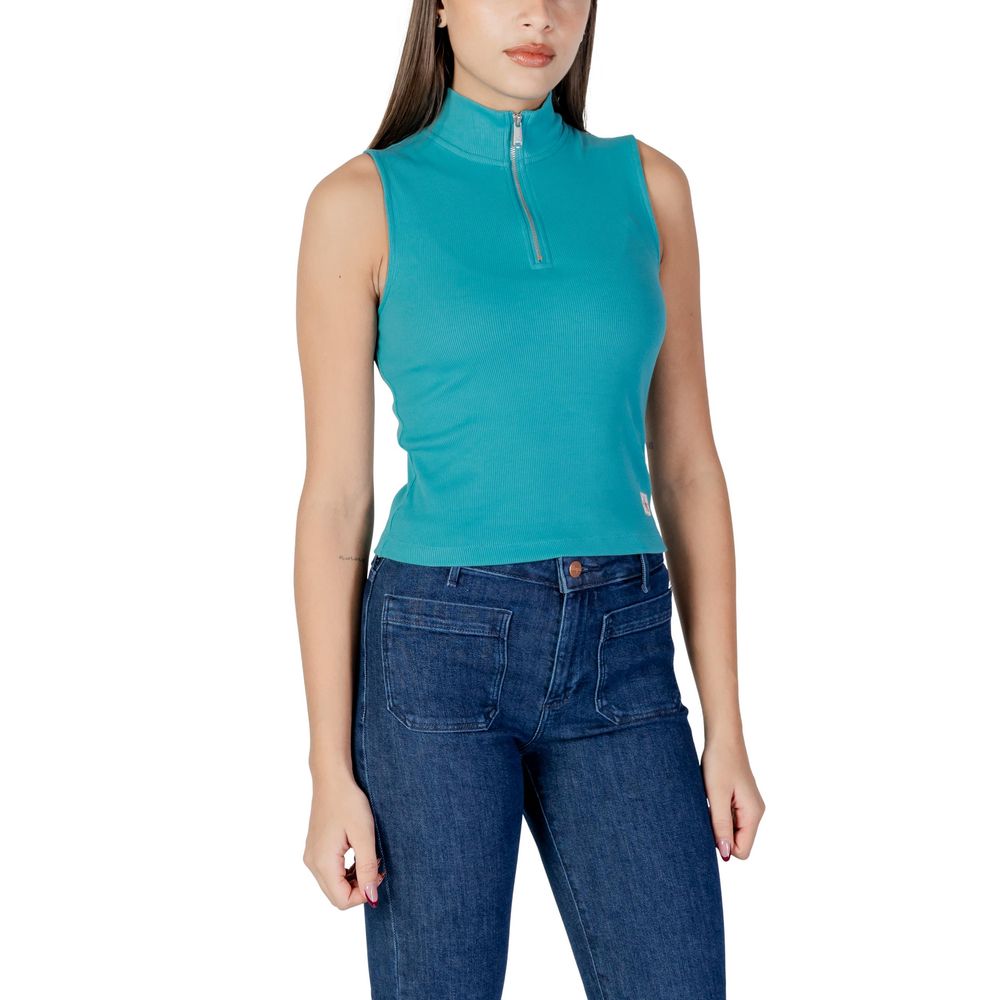 Turquoise Cotton Top - ventzia